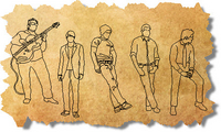Men in Elevation View
